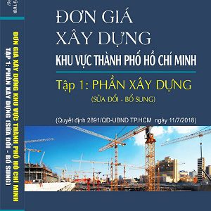 Đơn giá xây dựng khu vực thành phố Hồ Chí Minh